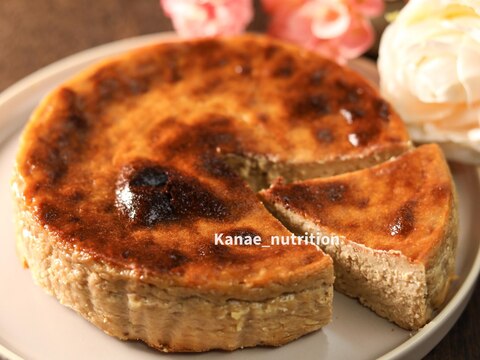 紅茶のバスクチーズケーキ